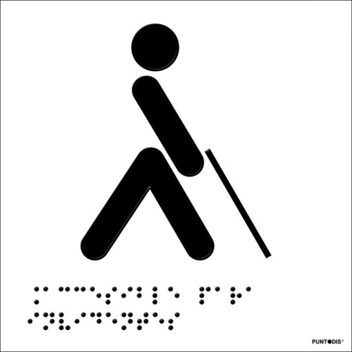 Placa Accesible invidentes braille