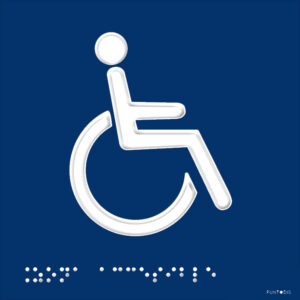 Placa SIA braille