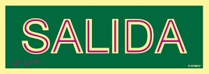 Señalización de Salida en PVC