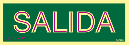 Señalización de Salida en PVC
