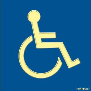 Placa fotoluminiscente SIA braille