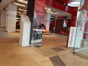 Podotactil Banco Santander