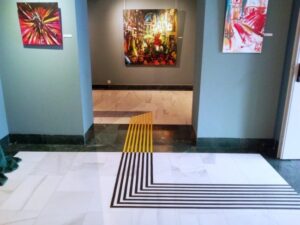 podotactil en museos
