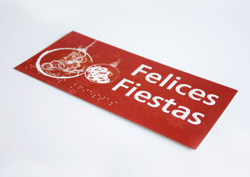 Pack de Felicitaciones Navideñas accesibles - Tarjeta individual