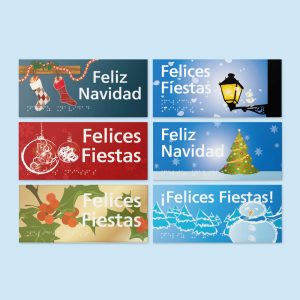 Pack de Felicitaciones Navideñas accesibles - Contenido del Pack