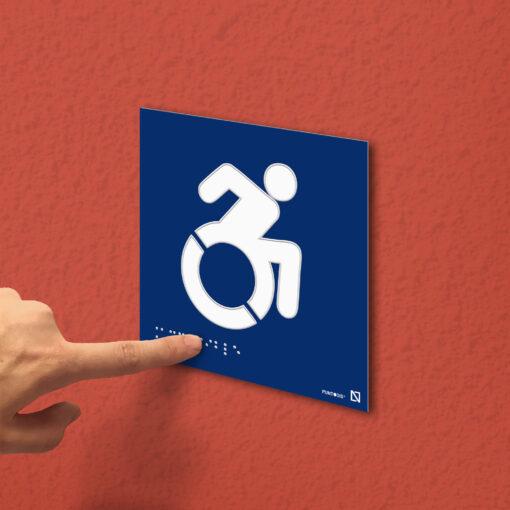 Placa SIA activa braille