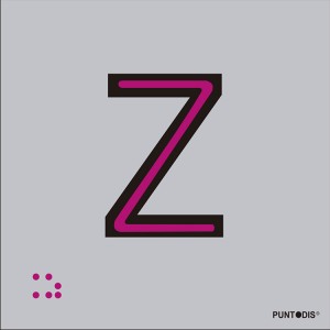 Letra Z en aluminio