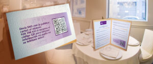 carta menu con braille