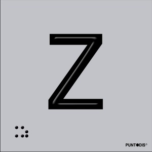 Letra Z en aluminio
