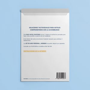 Pack Hotel - Reverso del sobre