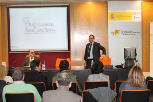 presentacion ChefsVoice en CEAPAT Madrid