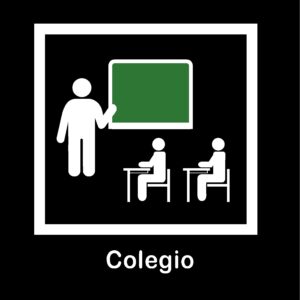 pictograma de colegio