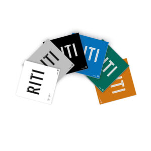 Colores que se disponen para realizar las placas blanco, gris, negro, azul, verde y naranja.