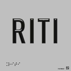 Placa RITI braille y altorrelieve