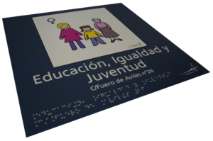 placa con pictograma