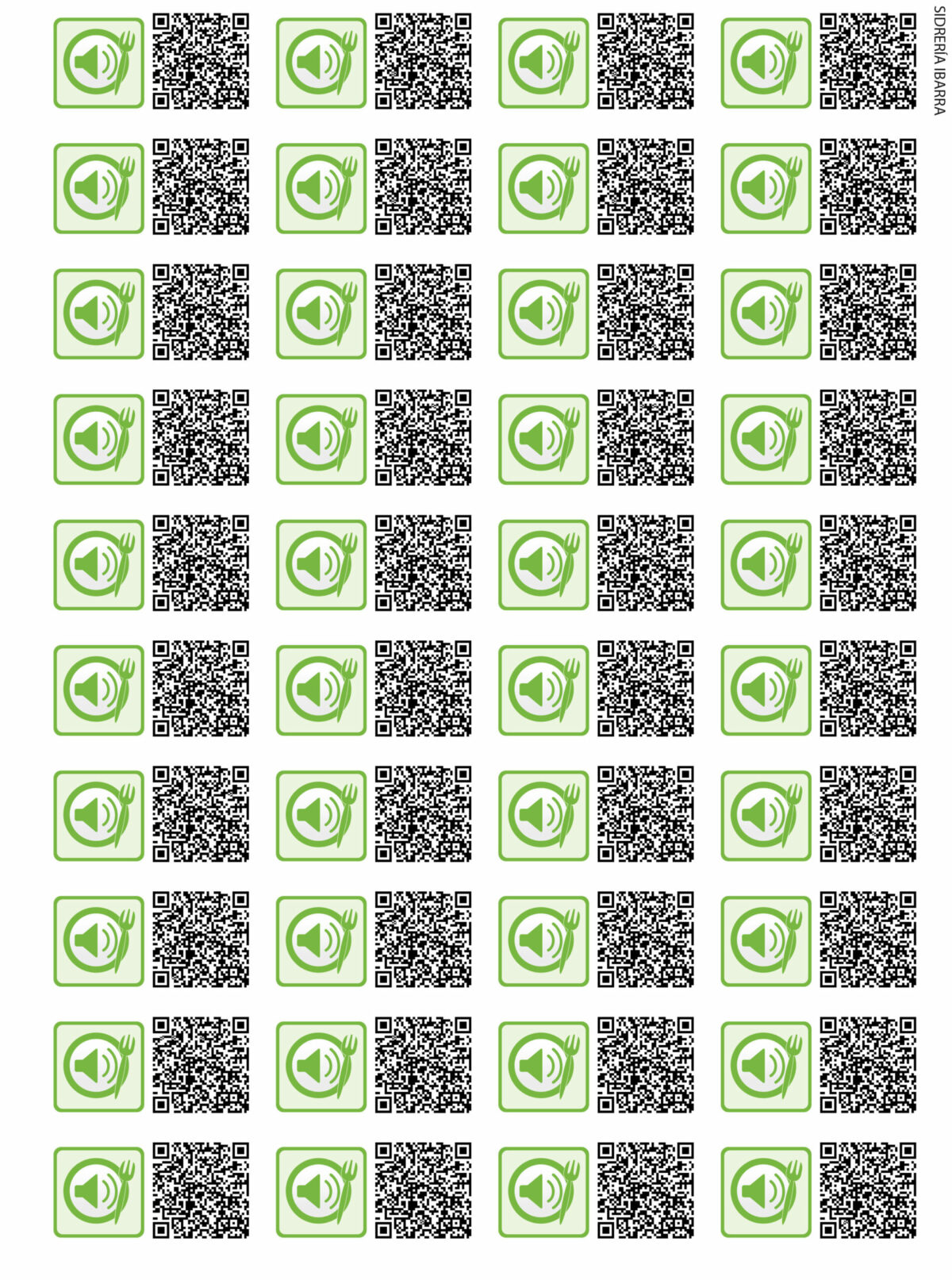vinilos adhesivos con QR en altorrelieve