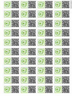 vinilos adhesivos con QR en altorrelieve