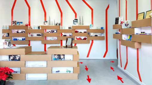 Vinilo adhesivo para suelo - flechas clásicas
