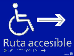 ruta accesible derecha