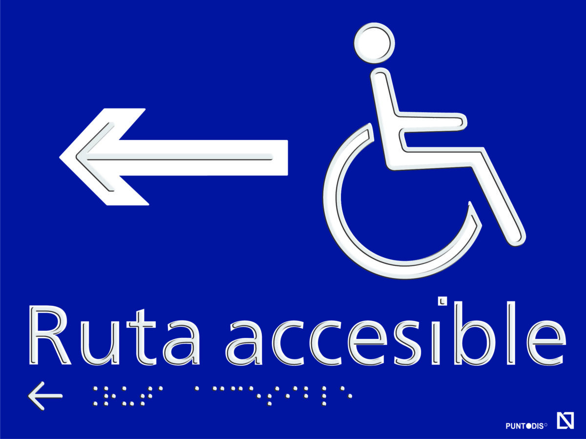 ruta accesible izquierda