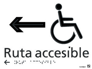 ruta accesible izquierda