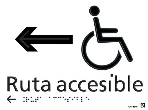 ruta accesible izquierda
