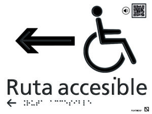 ruta accesible izquierda