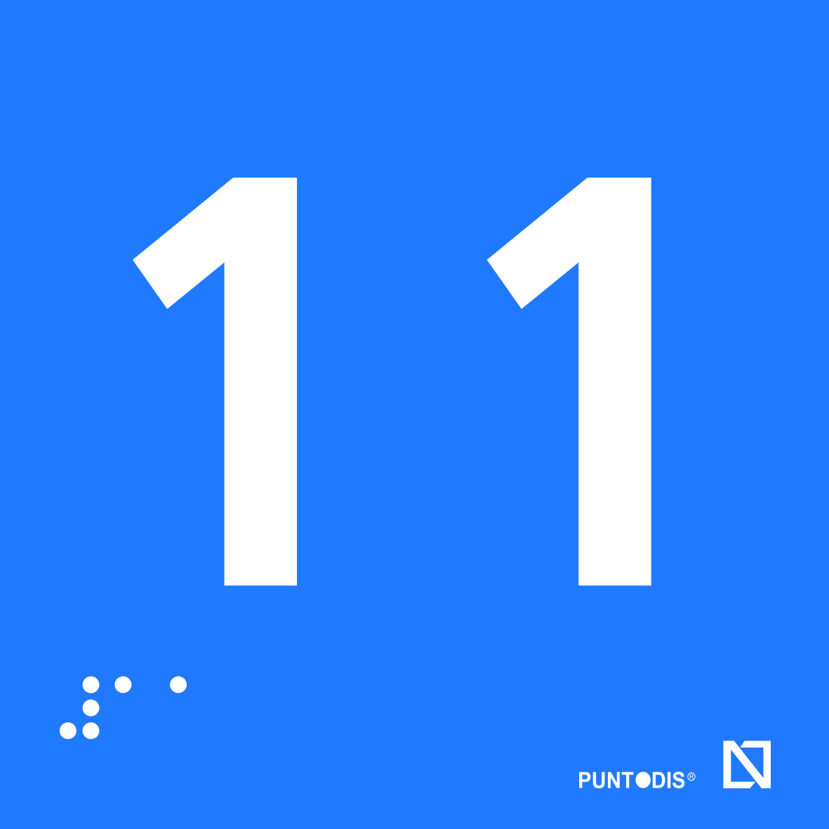 11 AZUL - Puntodis