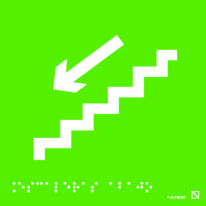 señal escaleras