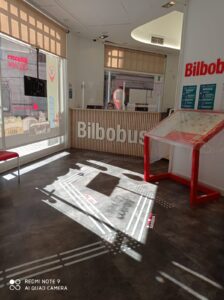 Interior oficina Bilbobus