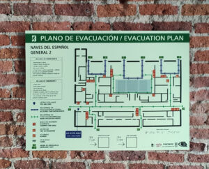 plano accesible en braille y altorrelieve