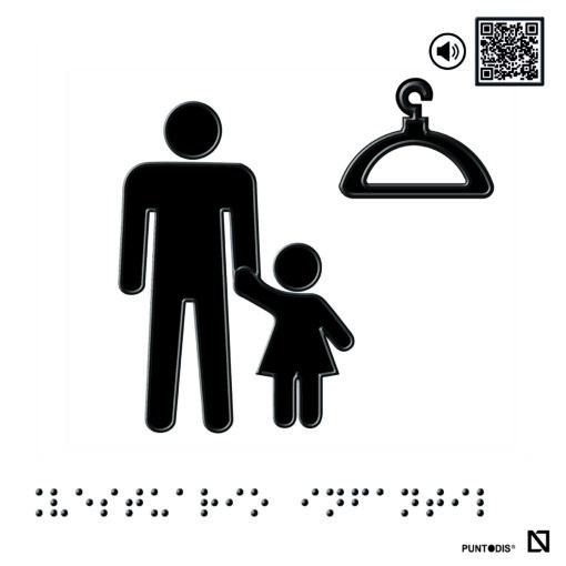 Placa Vestuario infantil