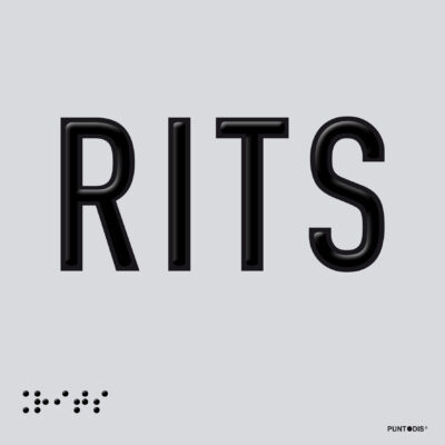 Placa edificación RITS braille