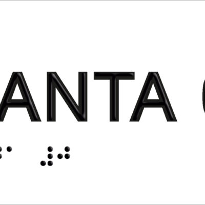 Placa planta 0 braille