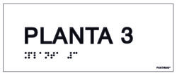 Placa planta 3 braille