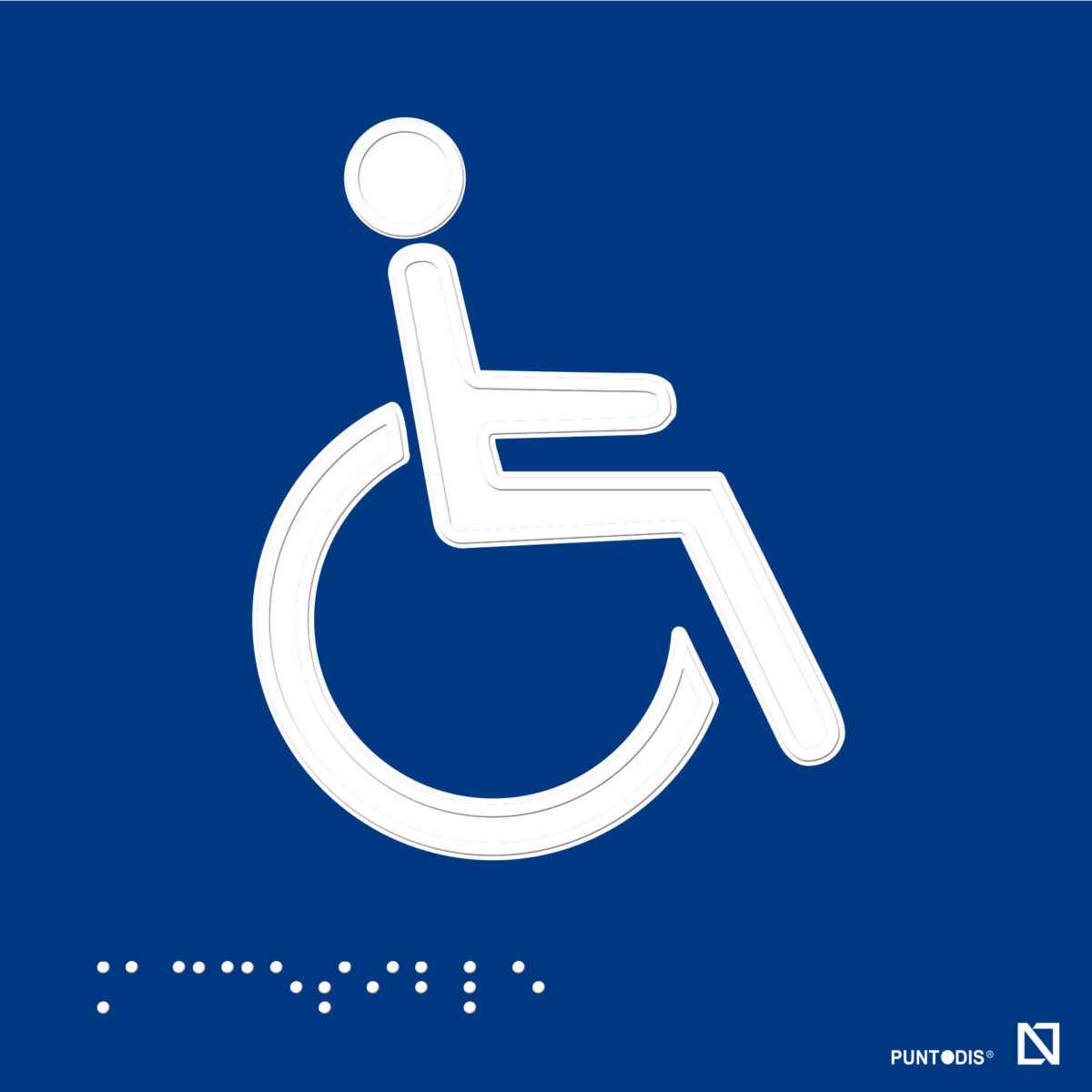 Señal SIA. símbolo internacional de accesibilidad