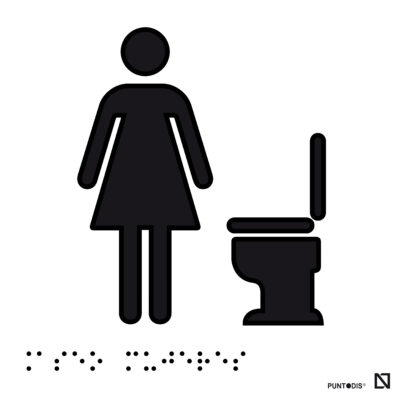ASEO MUJER BRAILLE