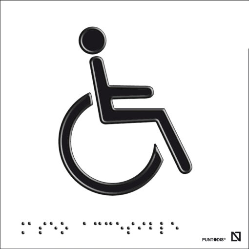 Placa Aseo accesible