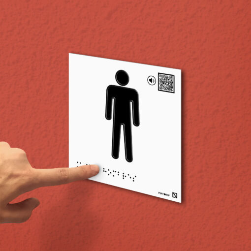 Placa Aseo hombre