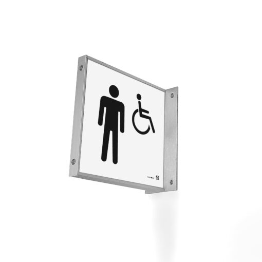 Banderola para aseo accesible hombre