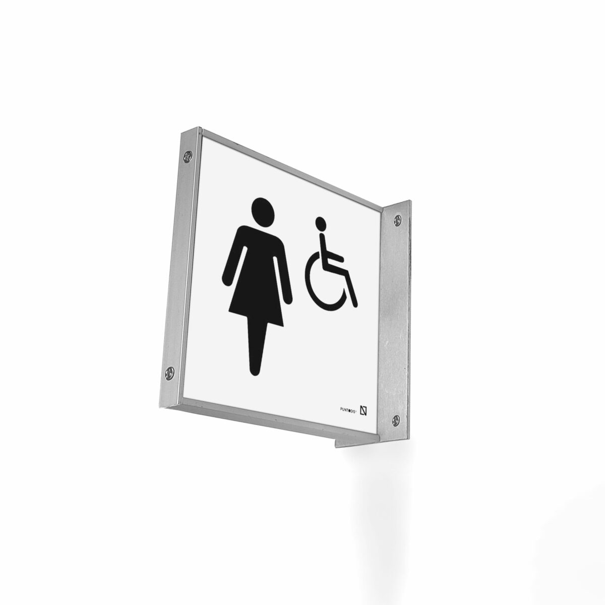 Banderola para aseo accesible mujer