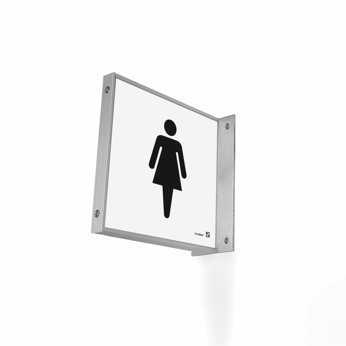 Banderola para aseos mujer