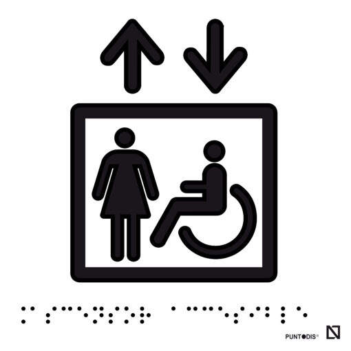 ascensor accesible braille