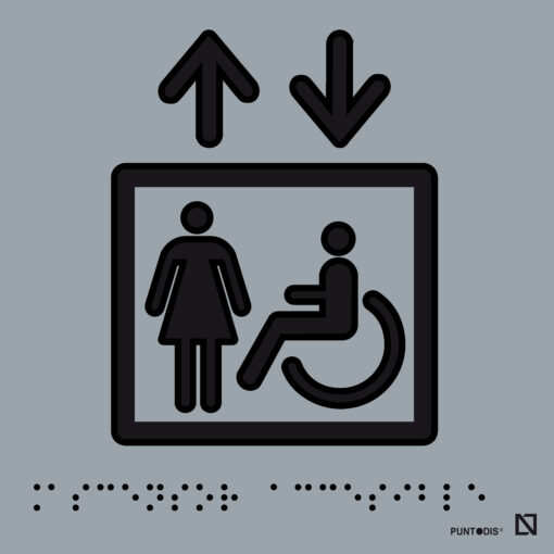 ascensor accesible braille