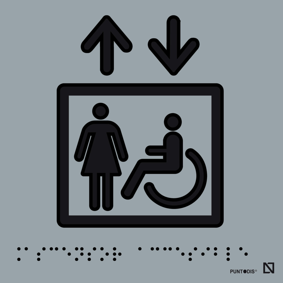 ascensor accesible braille