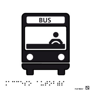 acceso autobús braille