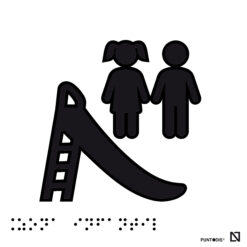 zona infantil braille