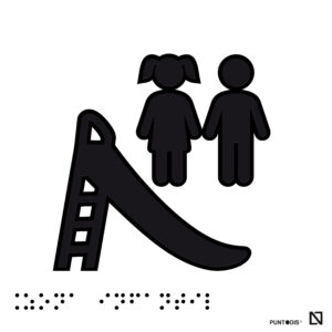 zona infantil braille