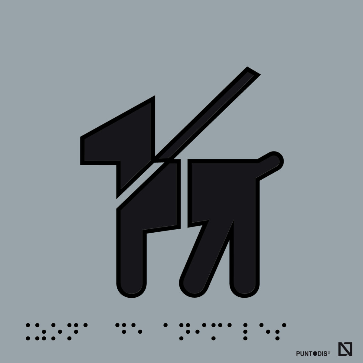 zona de animales braille