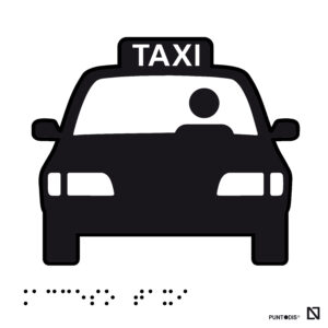 acceso taxi braille